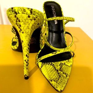 Neon Fashion Nova heels